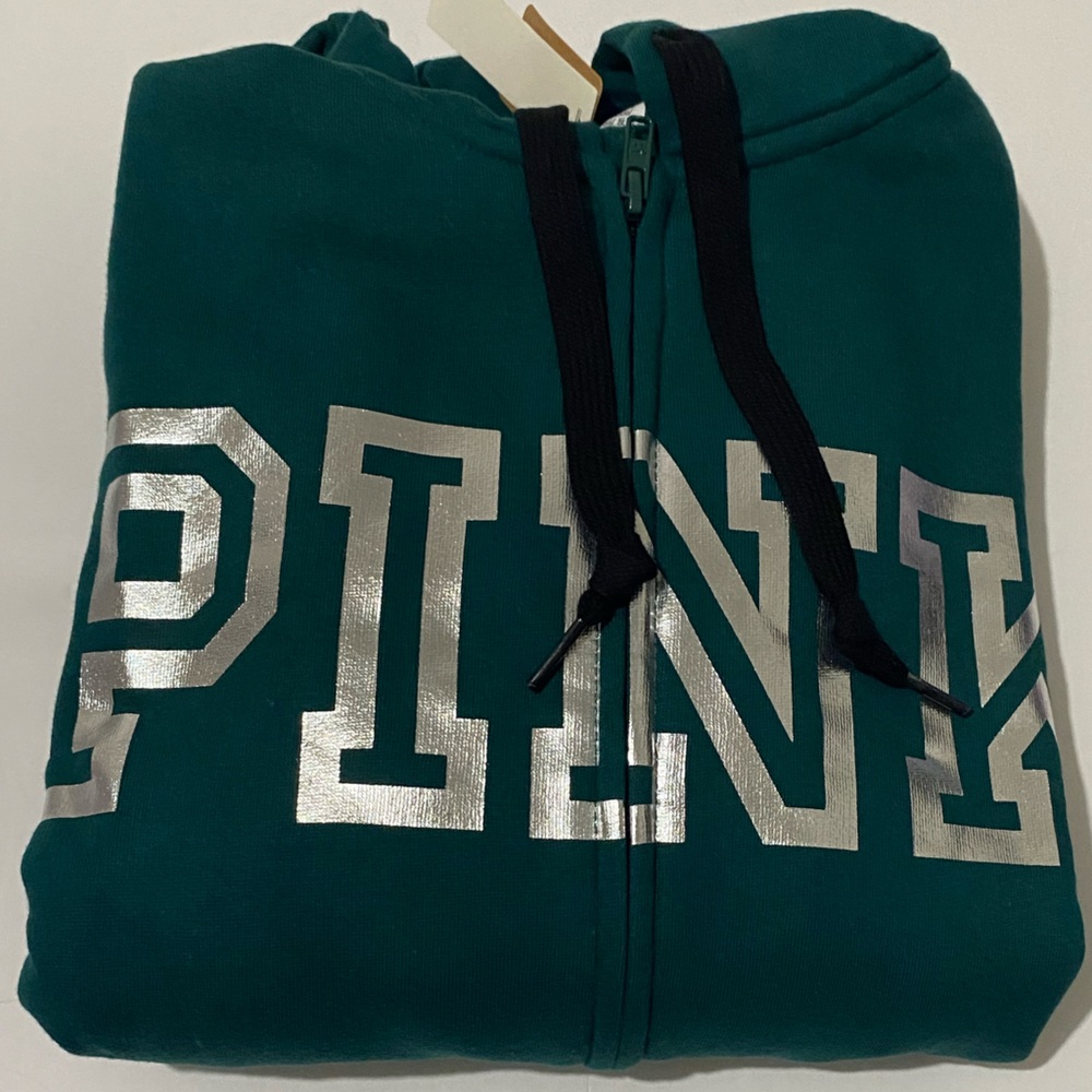 PINK Victoria’s Secret XL Full Zip Logo Hoodie